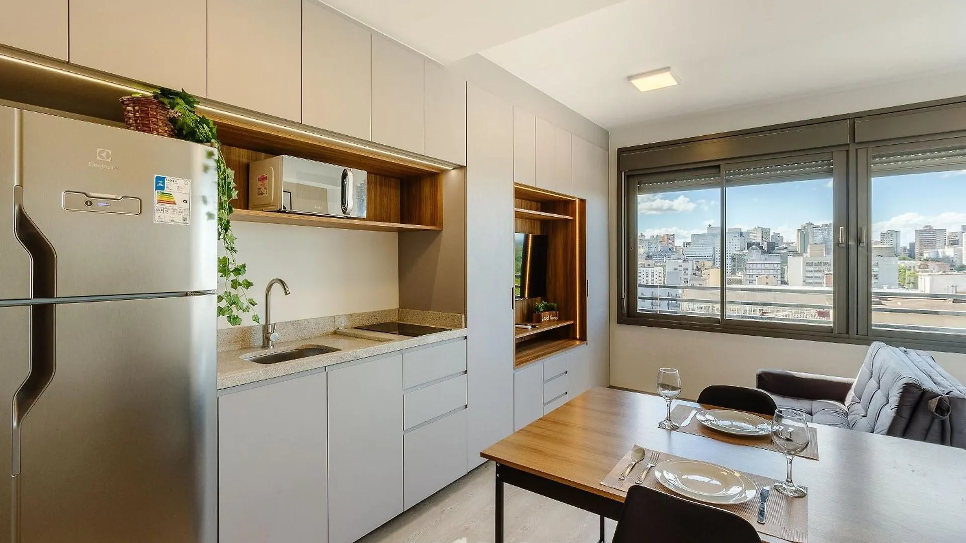 Apartment Estudio Em Predio Com Piscina Em Porto Alegre - Jre